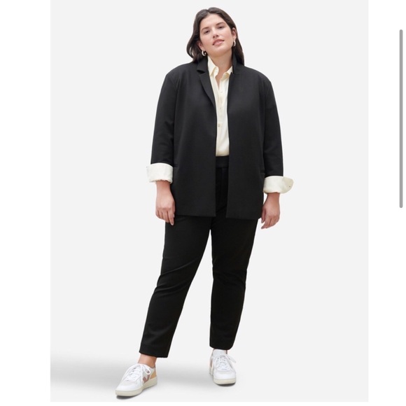 Everybody & Everyone Totally Possible Blazer Black Oversized Ethical10/12 M/L - Picture 3 of 14
